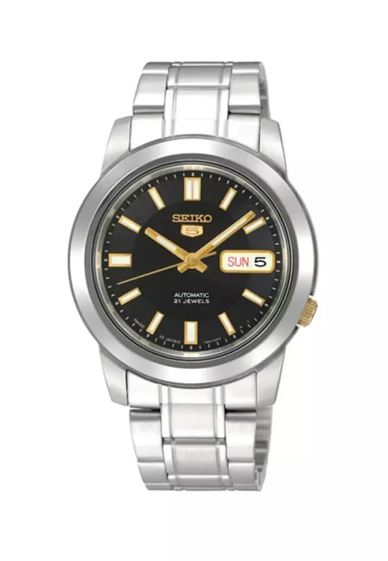 Seiko 5 automatic stainless steel sales