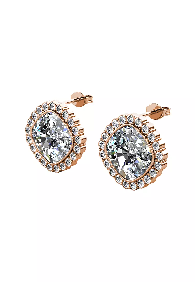 Lydia Diamond RG White Crystal - Anting Crystal by Her Jewellery