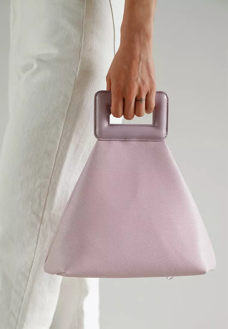 Kwani Square Handle Backpack Lilac