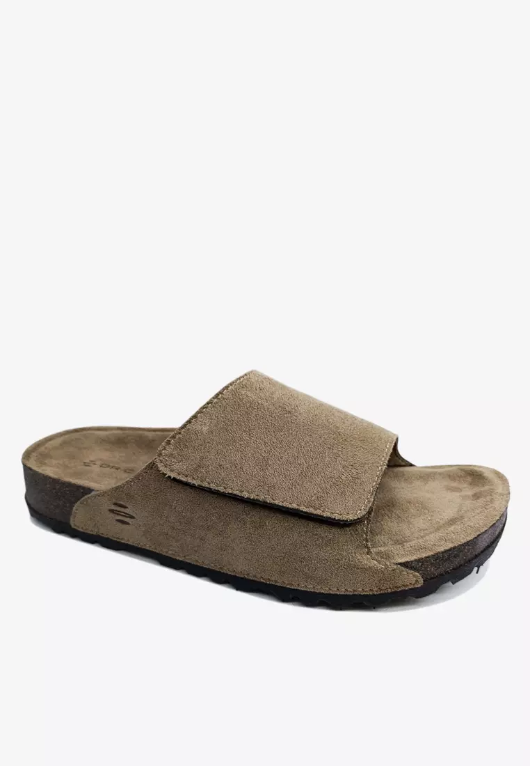 Dr. Cardin Men Cove Core Suede Comfort Sandals with Adjustable Strap D-SLB-8212