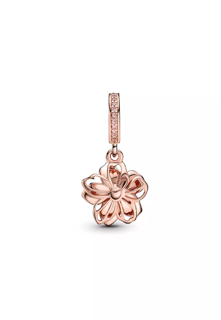 Pandora 14K Rose Gold-Plated Cherry Blossom Dangle Charm