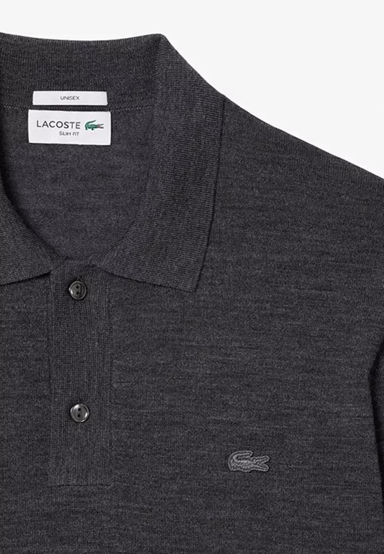 Short Sleeved Merino Wool Polo Sweater