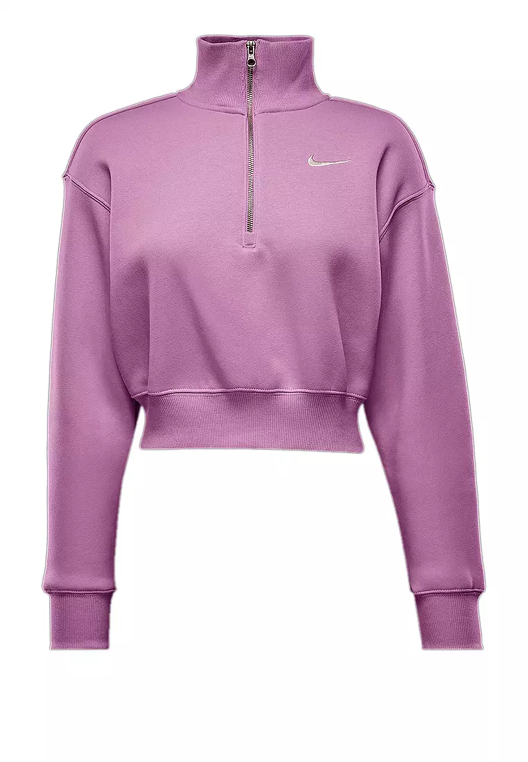 Sportswear Phoenix Fleece Women's Oversized 1/2-Zip Crop Sweatshirt