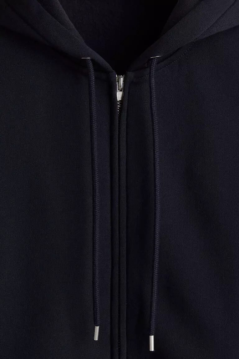 Zip-through hoodie