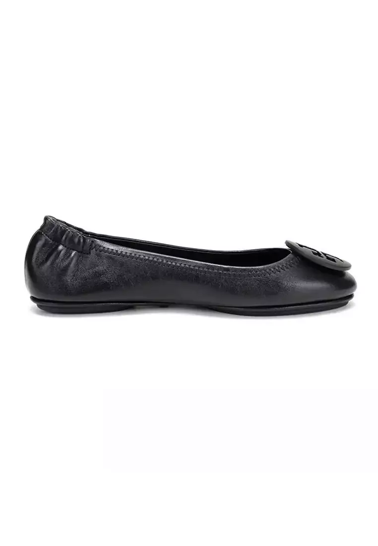 Leather women's flat shoes 49350-006
