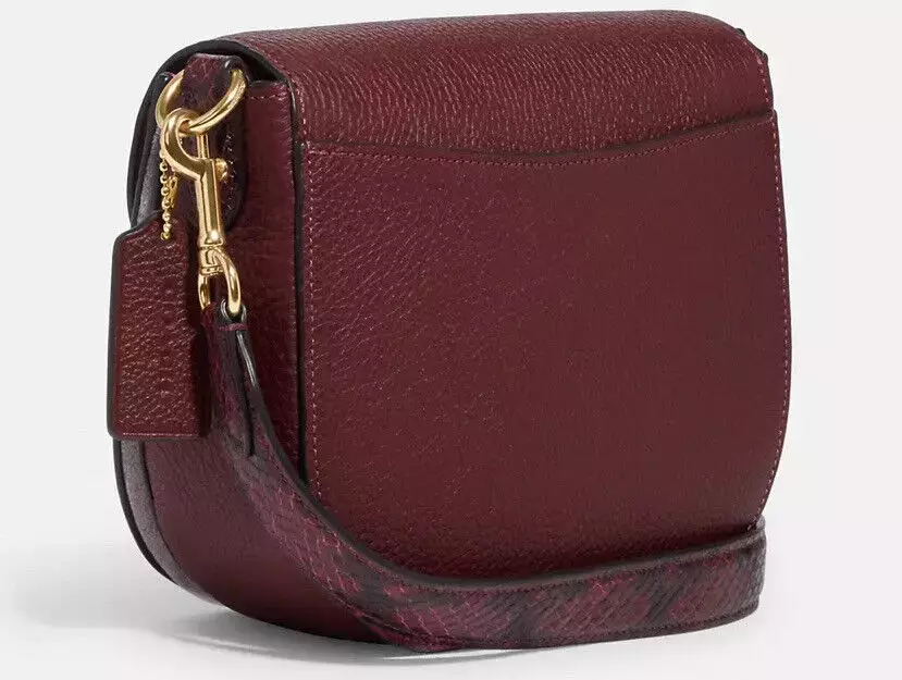 CE566 Morgan Saddle Bag Black Cherry Multi