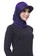 Attiqa Active navy Short Runner- Navy list Purple, Sport Hijab F9AA1AA971E2F0GS_2