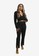 Public Desire black Amber Gill Waist Strap Slim Trousers D4B9CAA9C9794DGS_1