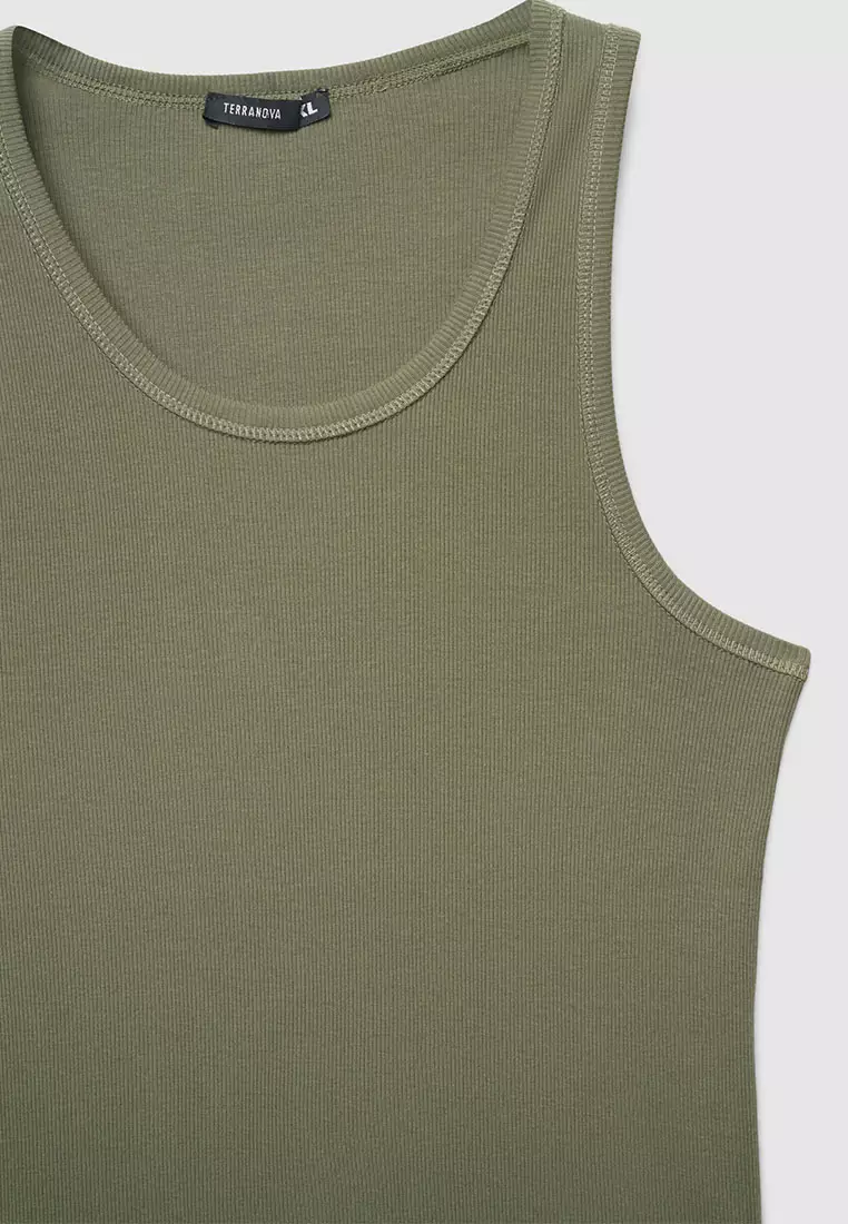 Men's Ribbed Tank Top