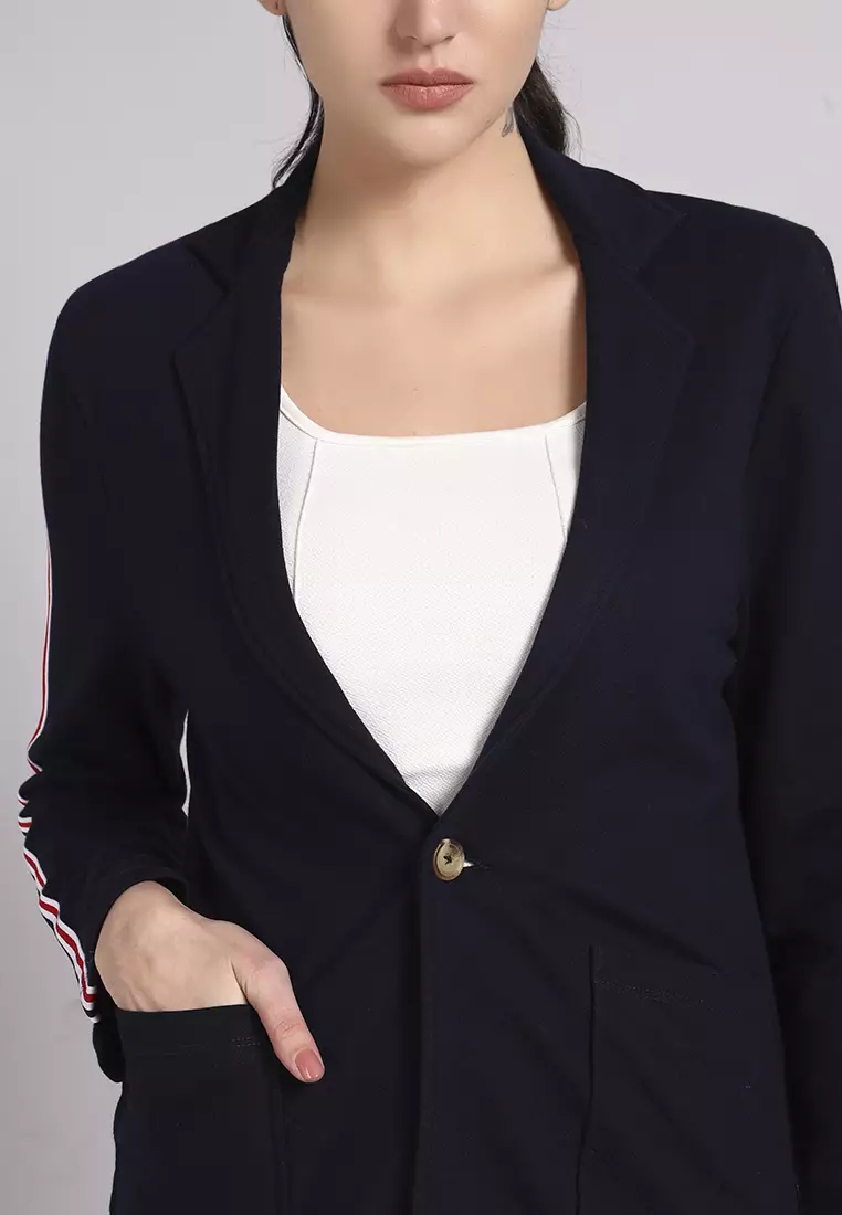 Women's Flow Active Workwear Navy Blazer