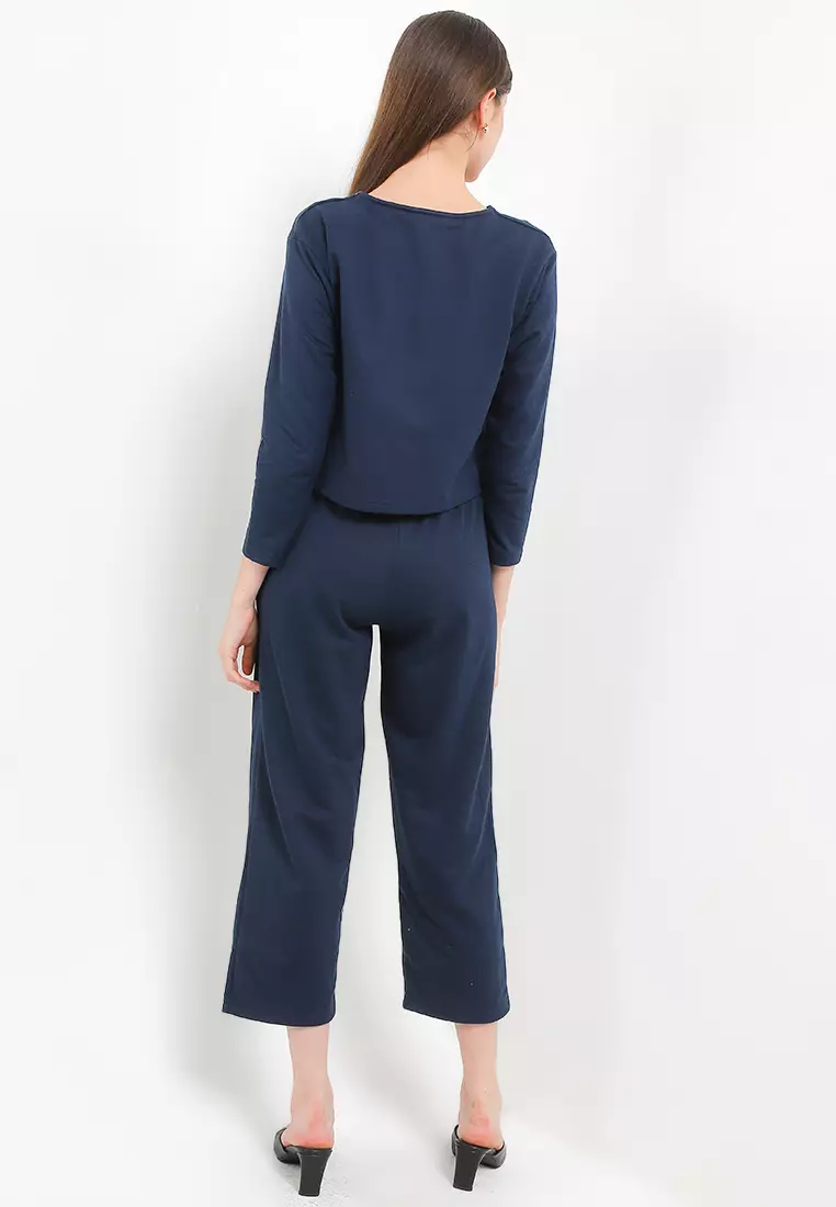 Atasan Bawahan Set Lengan Panjang Celana Panjang