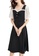 ONX.HK black Vintage Articulated Mesh Dress 1FE67AA8B7E380GS_1