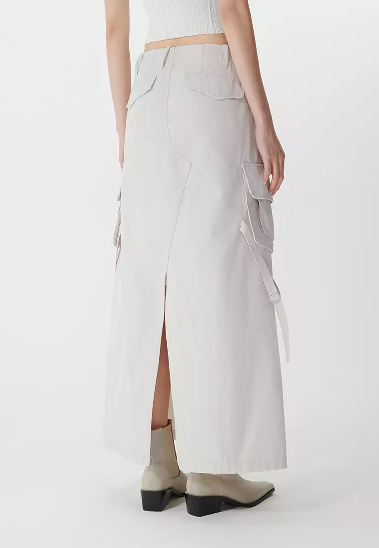 Long waist skirt with laces