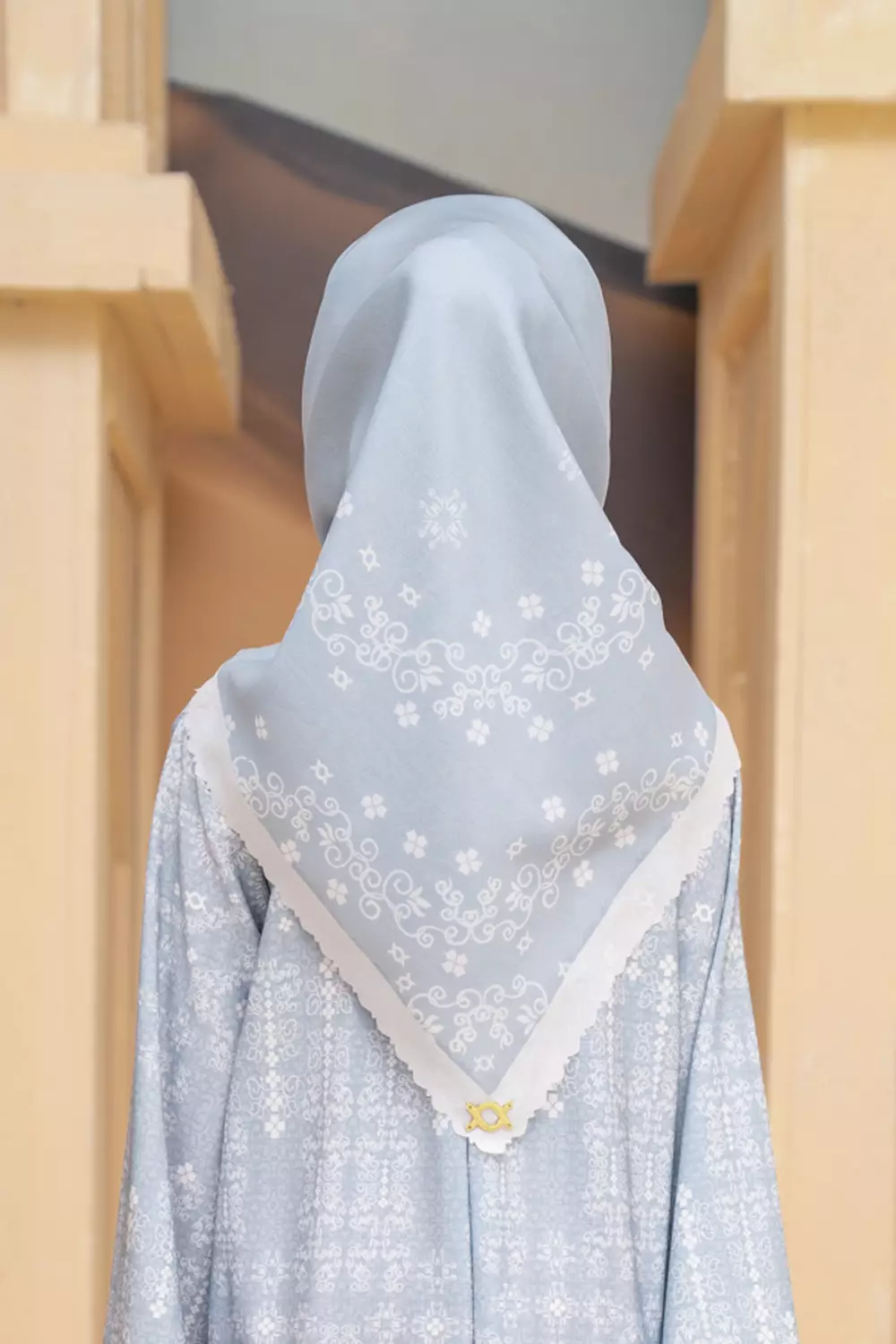 Klamby - Malqaf Scarf Kids Blue Shiver