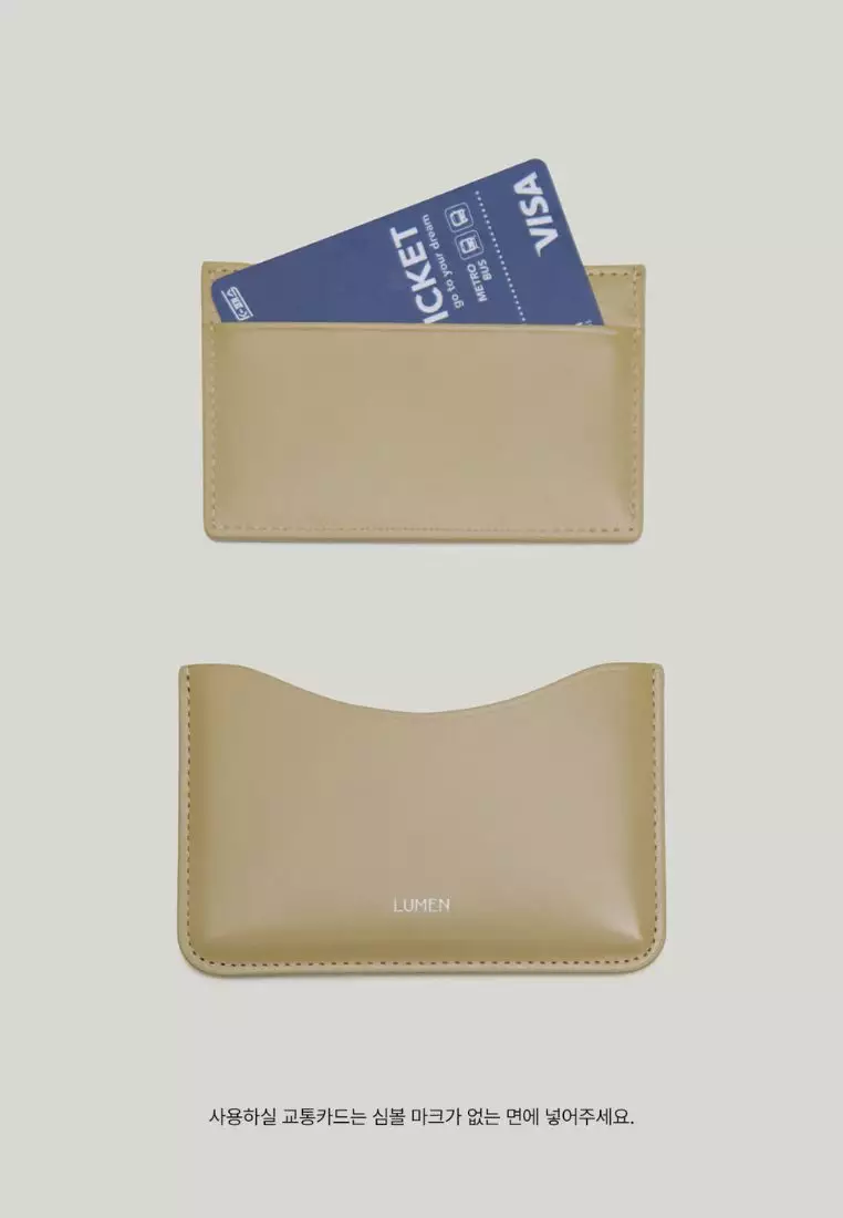 HOLDER CARD CASE shell mustard