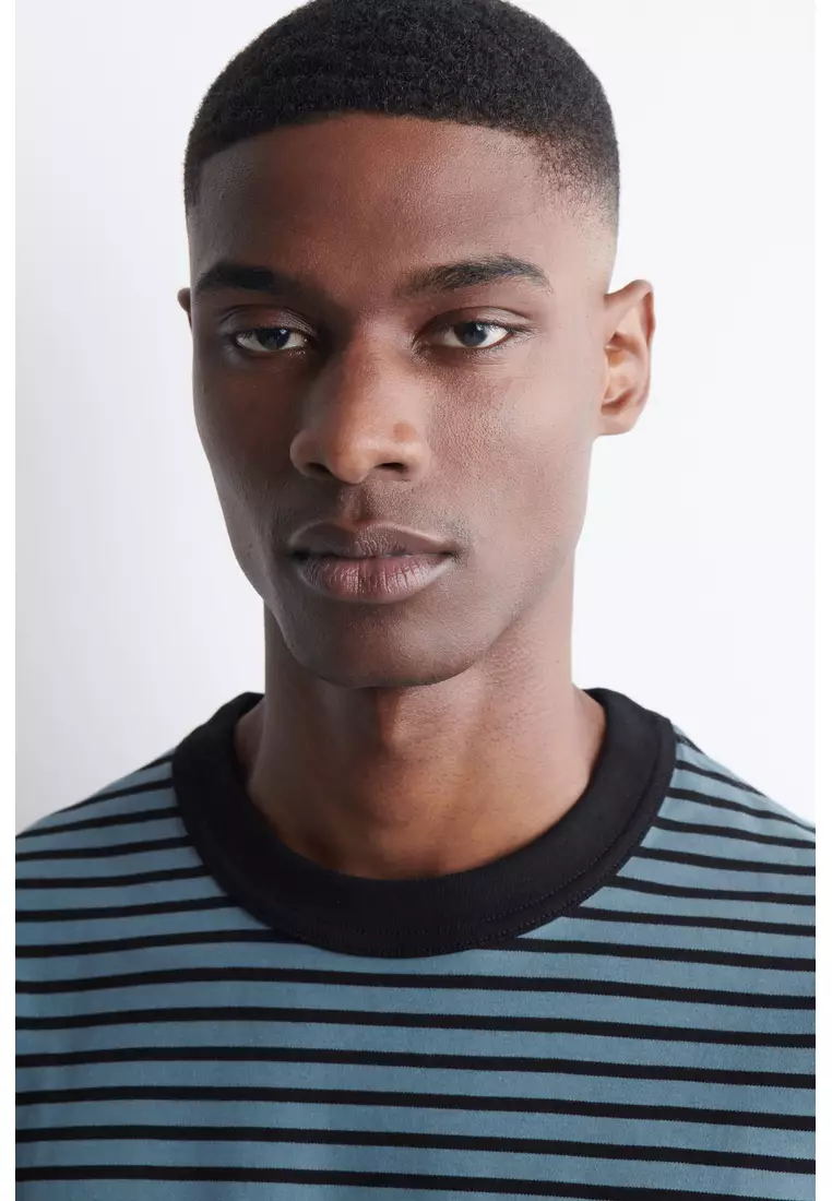 INTERLOCK COTTON CREW-NECK T-SHIRT