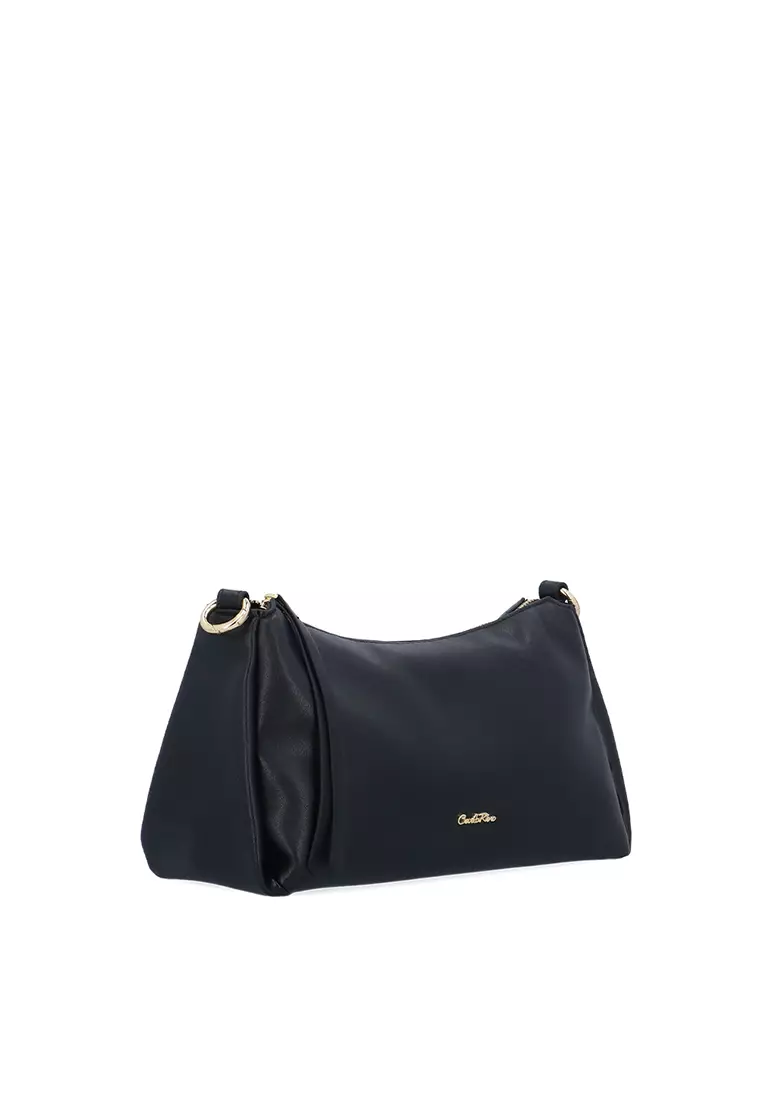 Nora Longline Crossbody Bag - Black