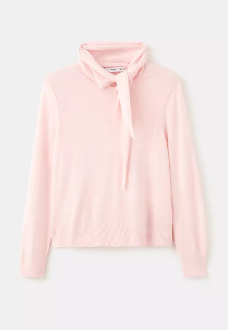 Turtleneck Sweater With Knot