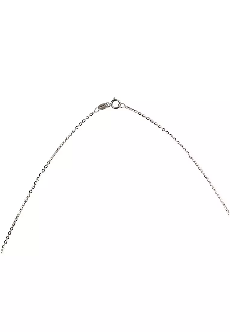 Buy Foundry Foundry 18k White Gold Long Chain Necklace 20 inches