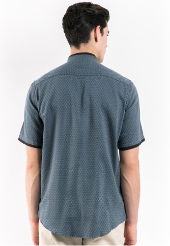Jual MANLY Kogarah Slim Fit Combination Shirt Original 