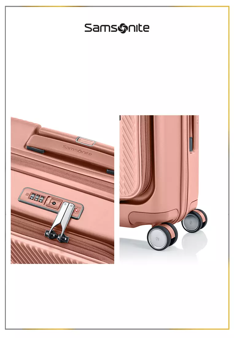 Samsonite Koper Hardcase Zipprix FT Spinner Cabin 20 Inch EXP FT - Mocha
