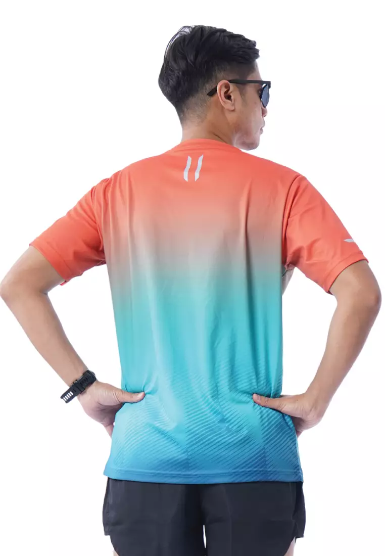 Tiento Baju Olahraga Lari Jersey Running Pria Anti UV Xceleration