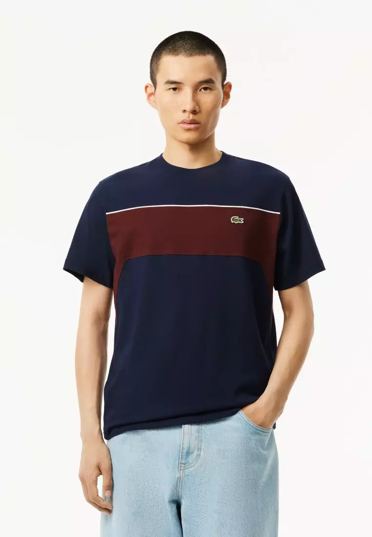 Lacoste color block t shirt online