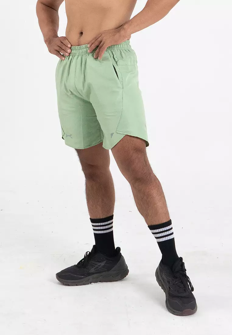 Running Shorts 7 inch Super Light Green