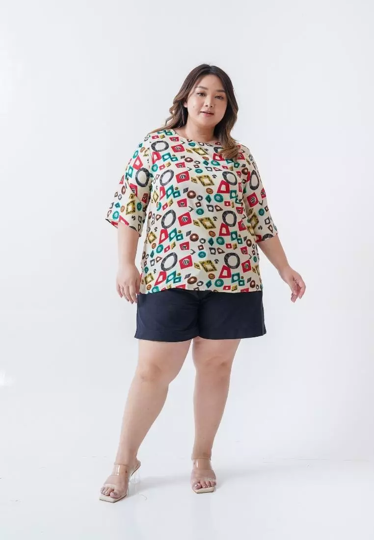 Plus Size Blouse Hera Pop Colorfull