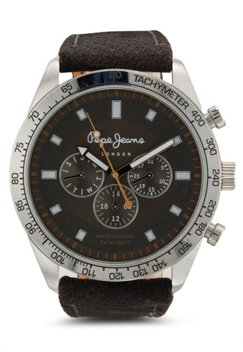 R2351119002 Joshua 男士皮革計時手錶esprit outlet, 錶類, 飾品配件
