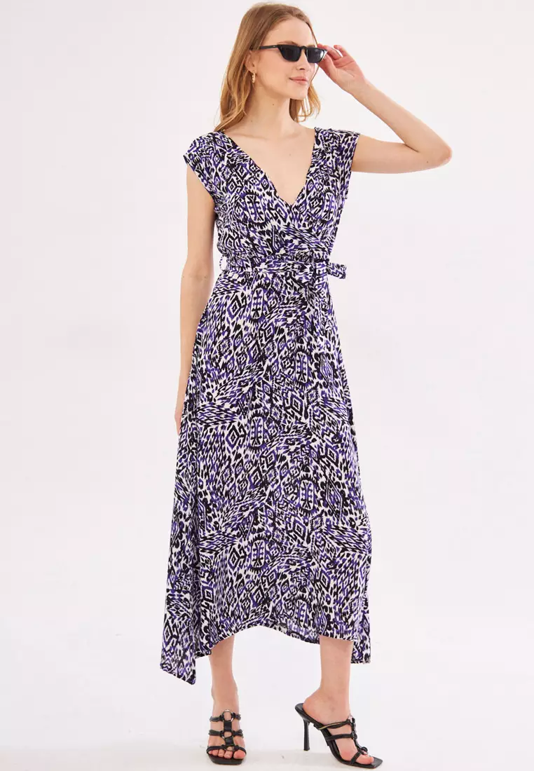 Waist Tie Wrap Dress