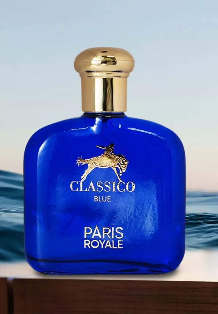 (B1T1)  Paris Royale CLASSICO BLUE 100ML EDT/ CLASSICO BLUE 100ML EDT Perfume For Men PRBC2062-S1MM