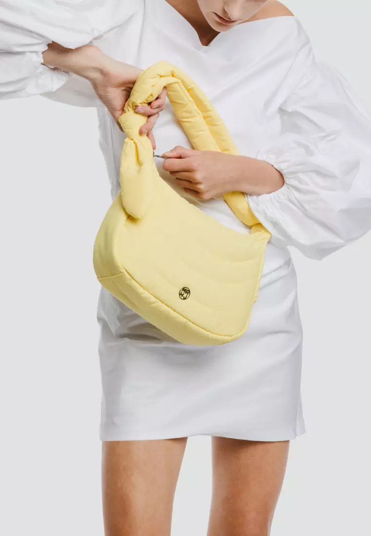 MARO MINI Nylon Crossbody Bag Lemon Yellow