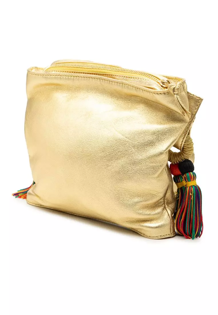 Pre-Loved Loewe Nappa Flamenco Tassel Crossbody