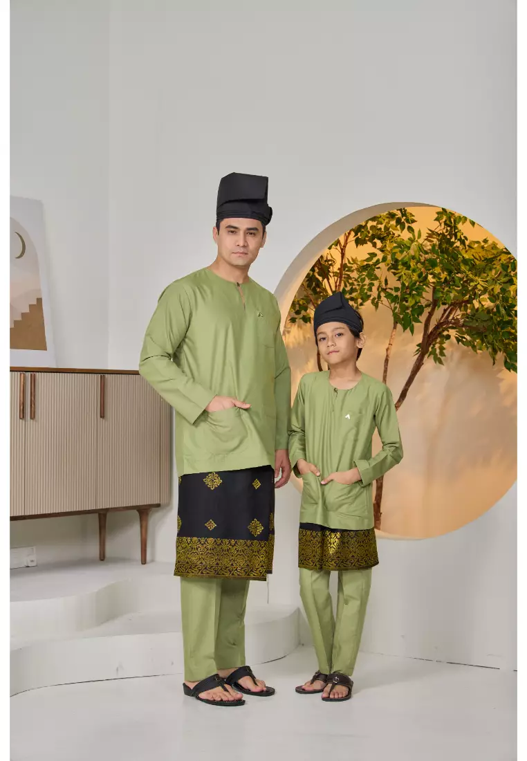 Baju Melayu Moden Teluk Belanga For Kids