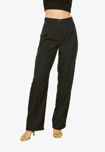 Trendyol black Straight Fit Trousers 30D8FAA1F9BD8AGS_1