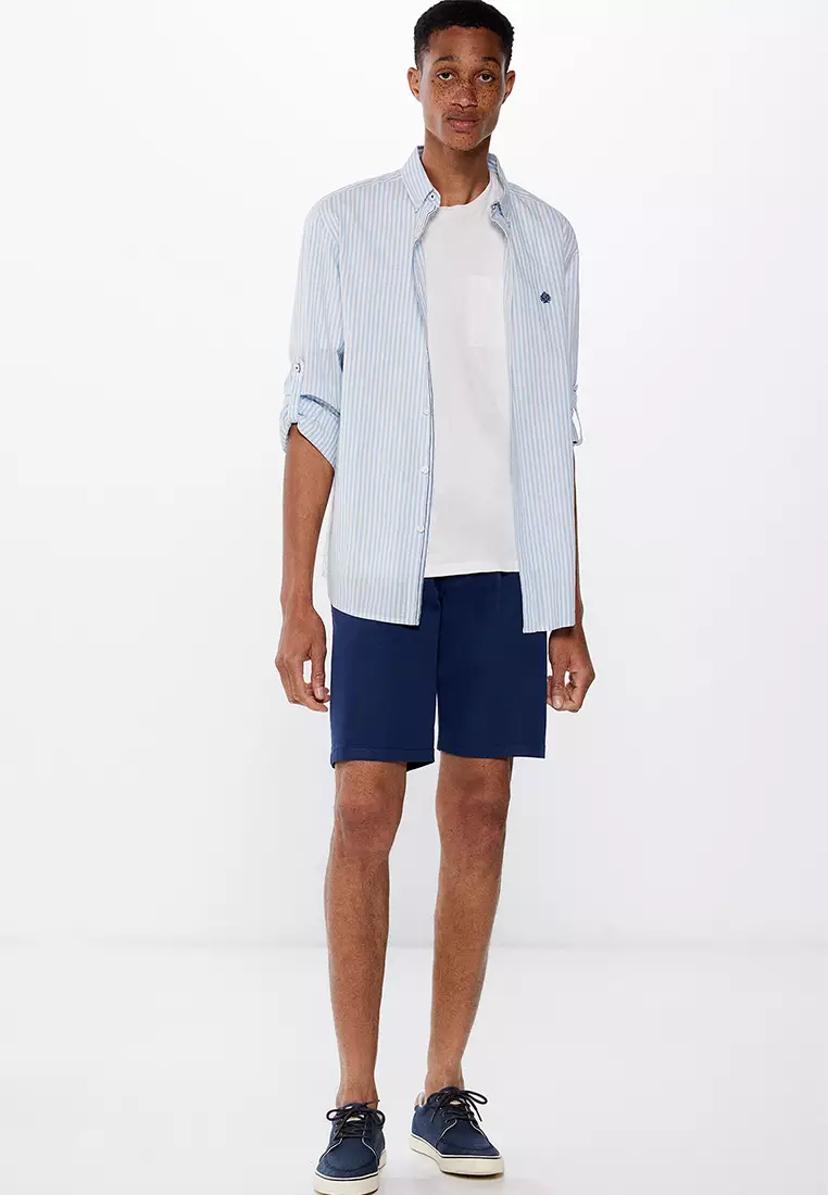 Light Striped Polo Shirt