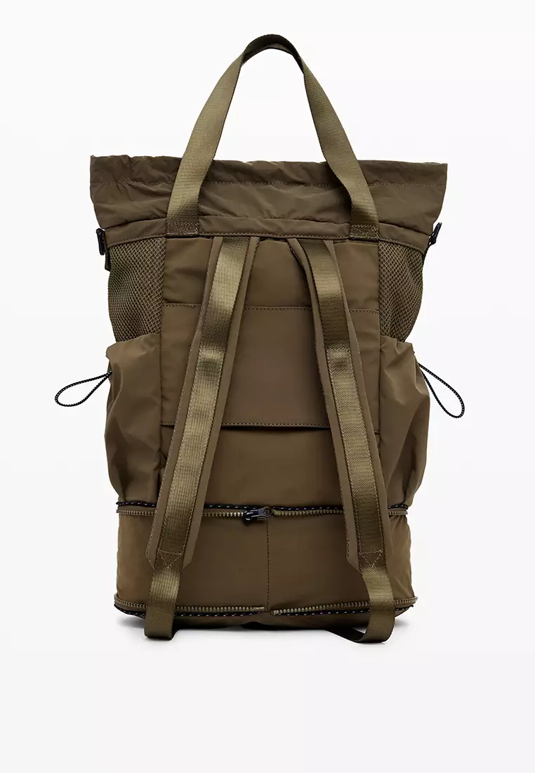 Large nylon backpack