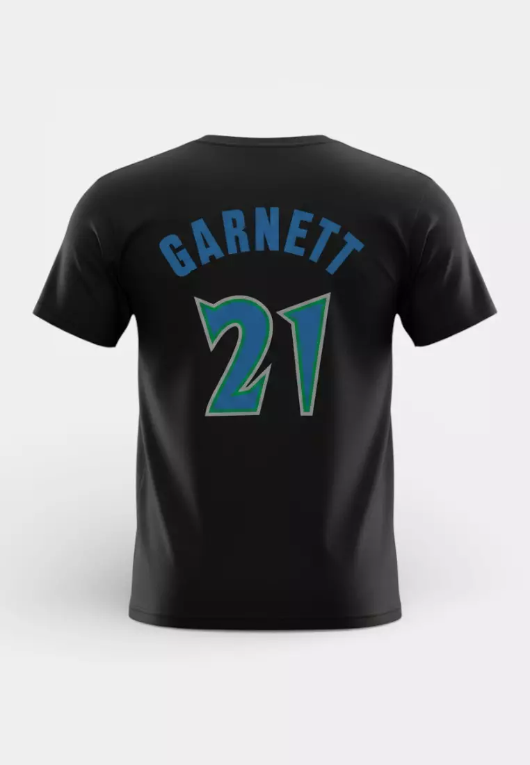 #21 Kevin Garnett Minnesota Timberwolves Men's T-Thirt - Player Name & Number Tee