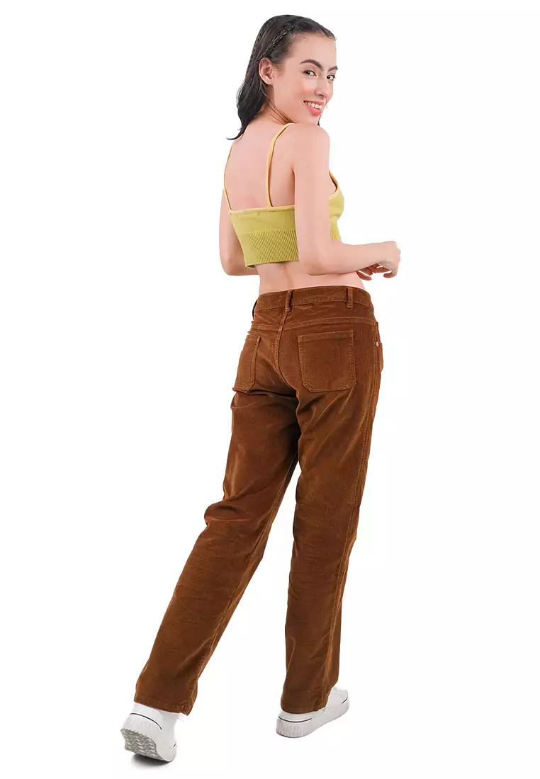 Low Waist Straight Leg Pants