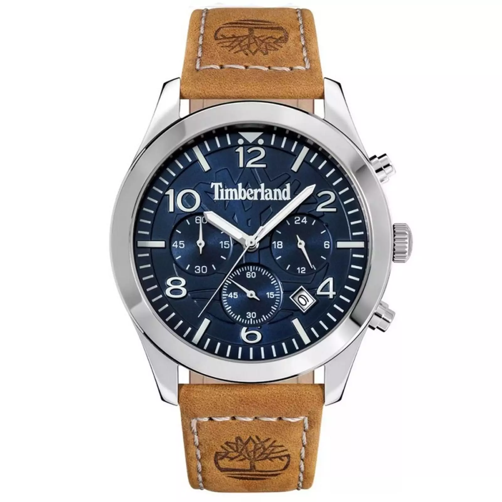 Timberland TDWGC0068801 Silver Kulit Cokelat Cowok