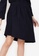 ZALORA WORK navy Ruched Detail Skirt F977AAADB7A5A1GS_3