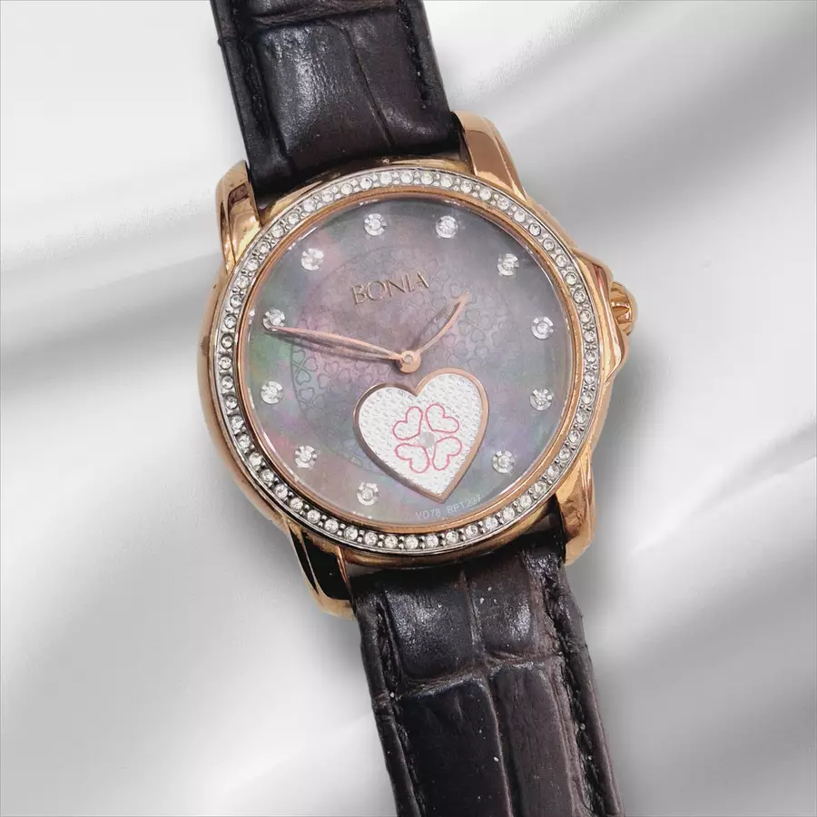 Bonia BPT227-2547S Rosegold Kulit Coklat Cewek