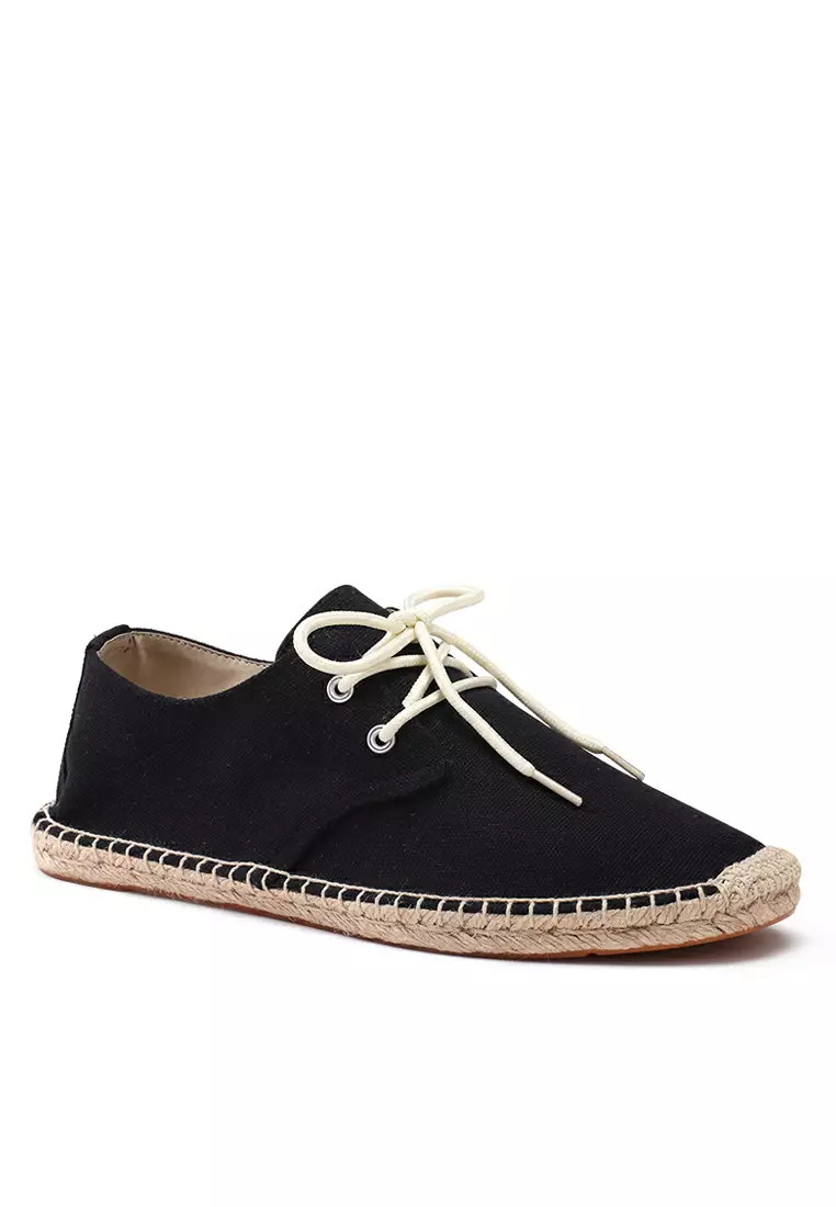 Lace Up Canvas Espadrilles QZ-S55