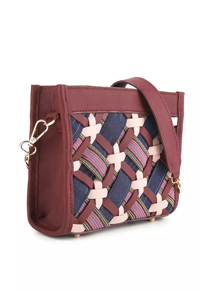 Agny Clutch - Tas Anyaman Clutch Wanita Kulit Asli - Premium Genuine Leather Bag