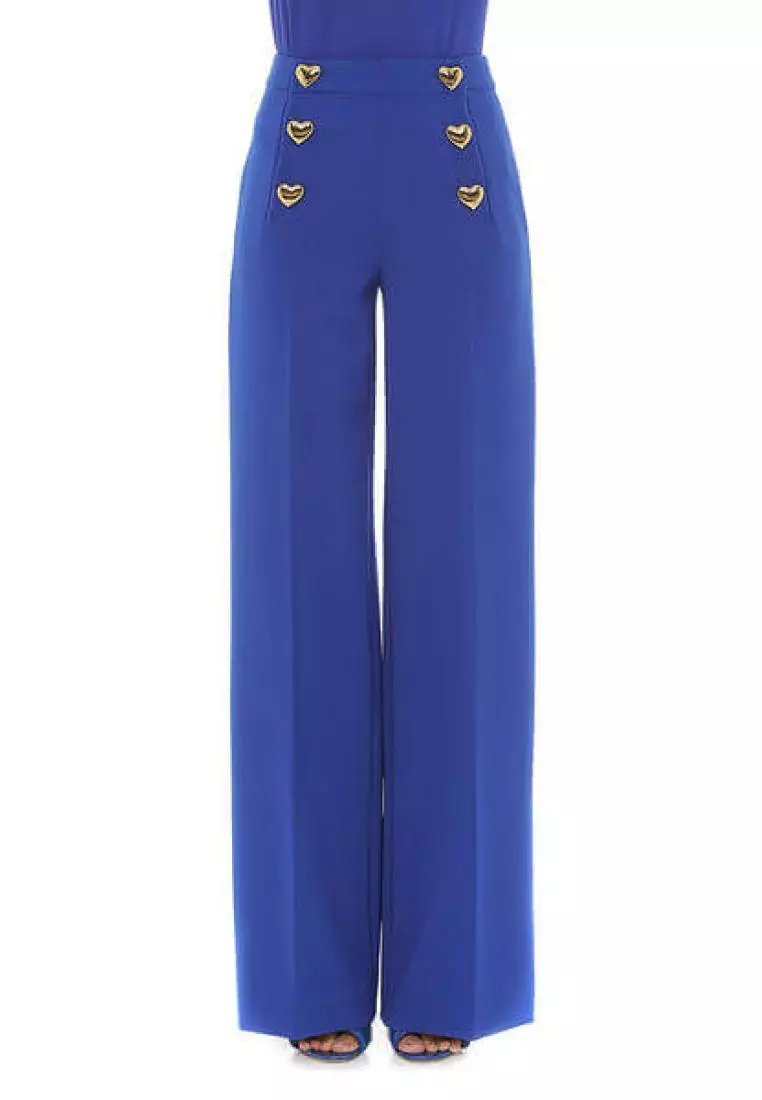  UA Rival Terry Flare Crop-BLU - women's sweatpants