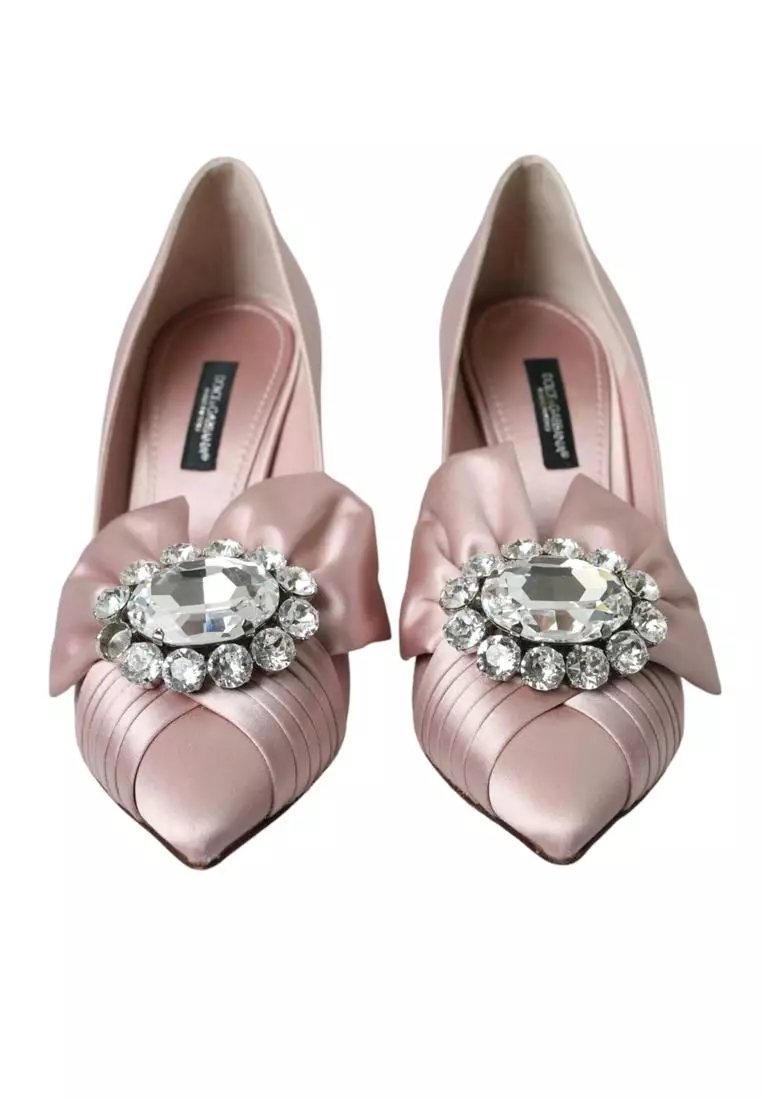 Buy Dolce & Gabbana Satin Bow Pumps 2025 Online | ZALORA Philippines