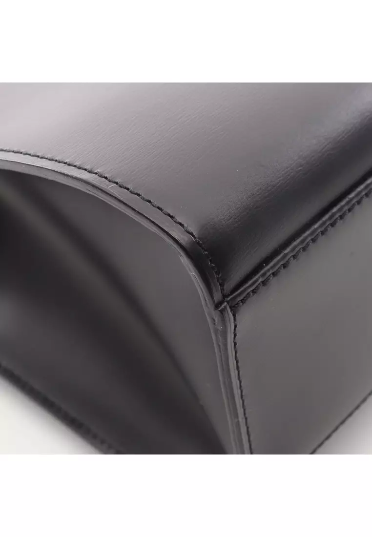 Pre-Loved Cartier panthère Shoulder bag tote bag leather black