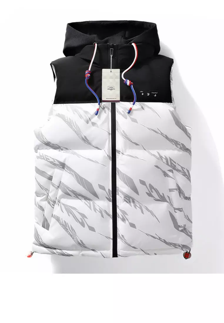 White deals jacket vest