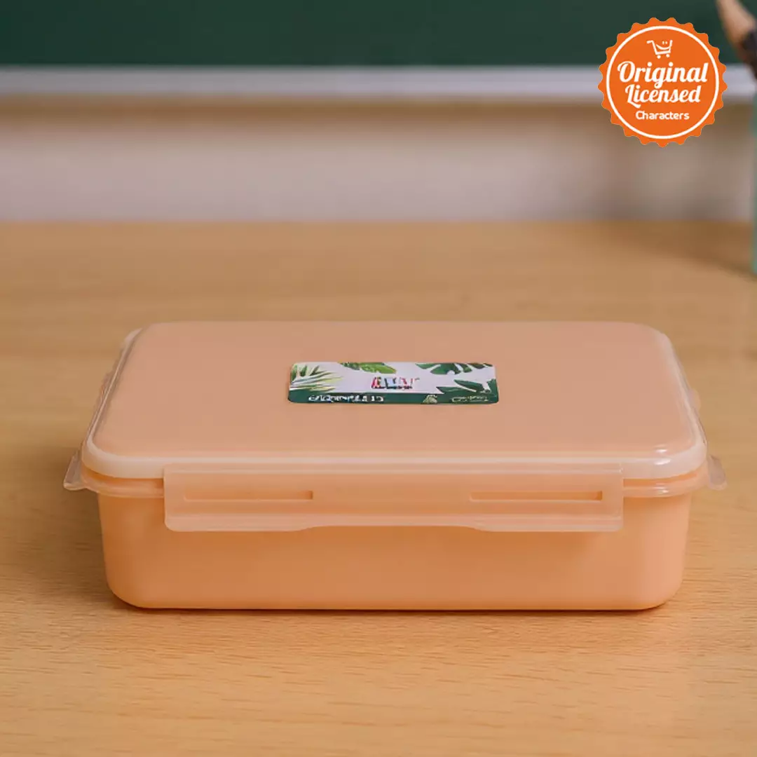 Tempat Makan Sekat 1 Liter Food Grade – Lunch Box Anak & Dewasa Cream